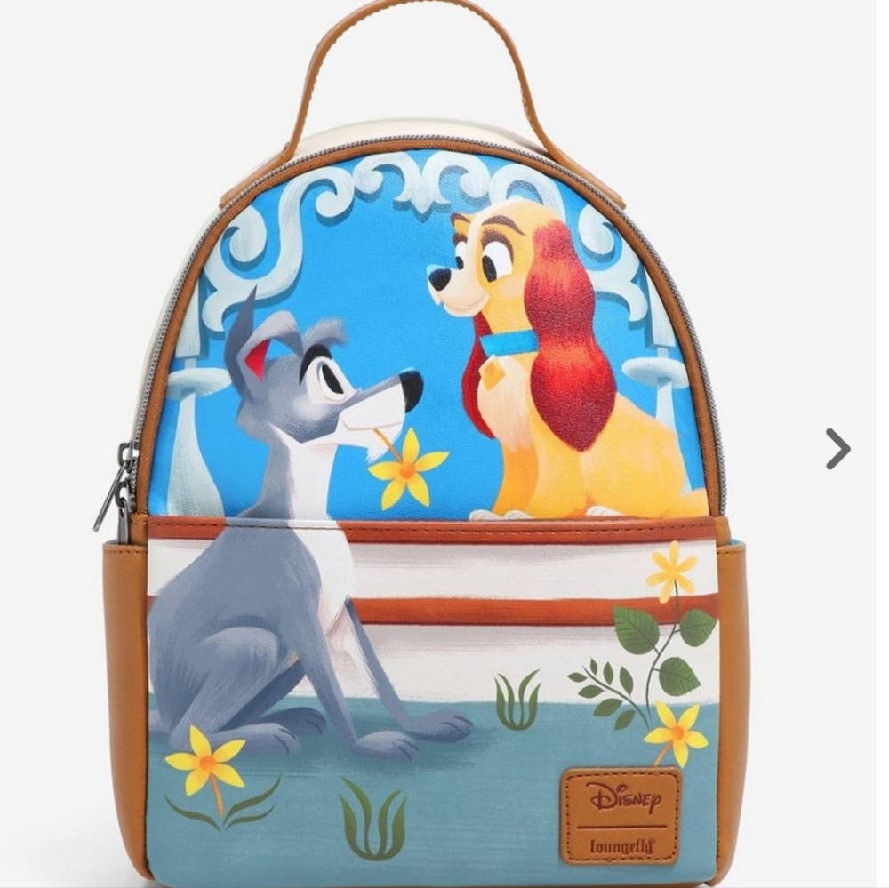 Loungefly Disney lady and the tramp Mini Backpack